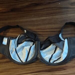 Goddess Black and White Bra